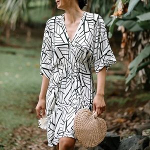 Ava sky Kamila dress